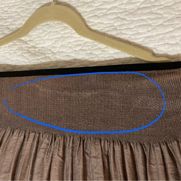 Anthropologie Maple Color Block Skirt | Size M | Flaws on Waistband | Holiday - Picture 11 of 15